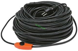 Vykurovací kábel s termostatom 3-13 ° C , 230 V , 4m , 64W