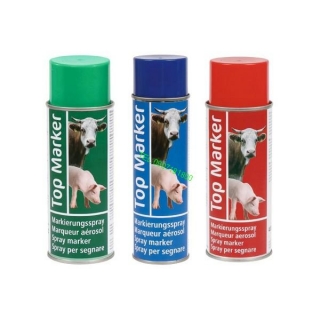 EURO TOP MARKER - 500 ml , modrý , pre hovädzí dobytok , kozy , ošípané 